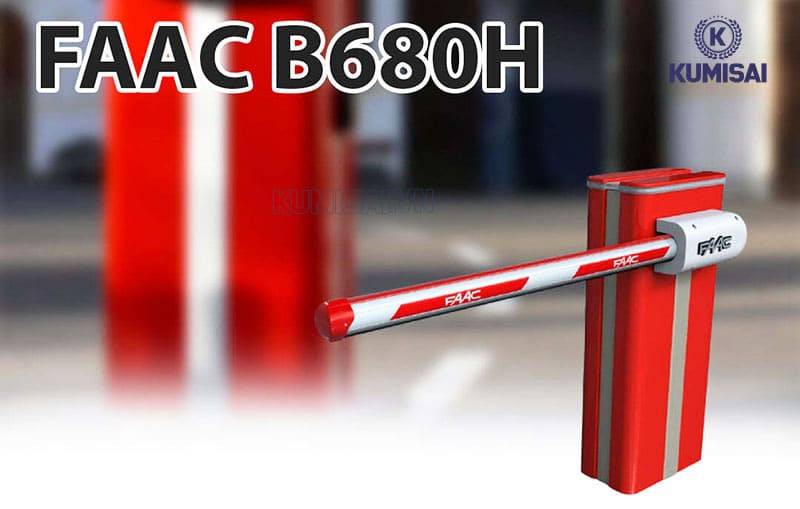 Tìm hiểu barrier tự động Faac B680H
