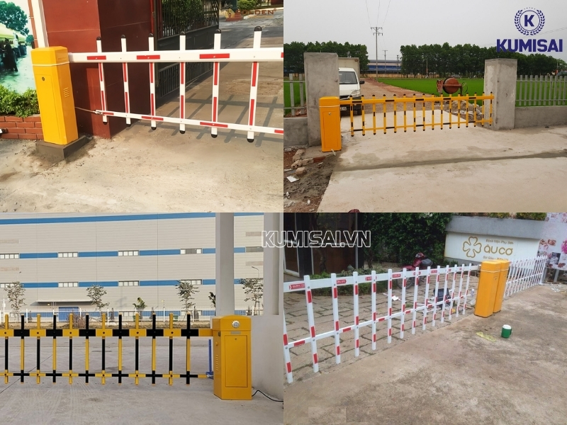 Barie dạng rào chắn được lắp đặt ngày càng phổ biến Barie dạng rào chắn được lắp đặt ngày càng phổ biến