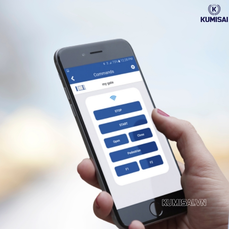 Barie tự động Dea có thể kết nối và điều khiển trực tiếp trên điện thoại