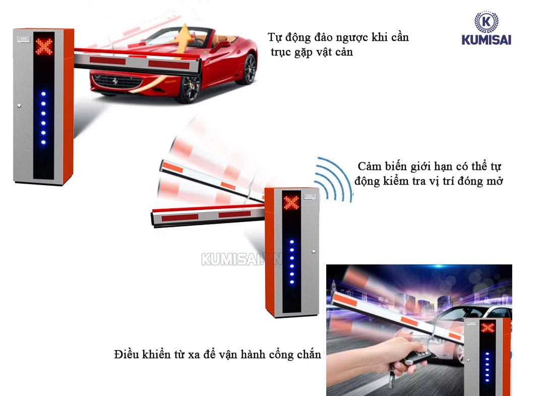 cổng barrier tự động FJC-D618B