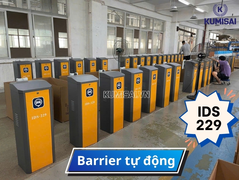 Barrier tự động IDS 229 - Giải pháp hữu hiệu cho các bãi đỗ xe chuyên nghiệp