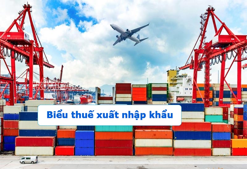 Biểu thuế trong xuất nhập khẩu