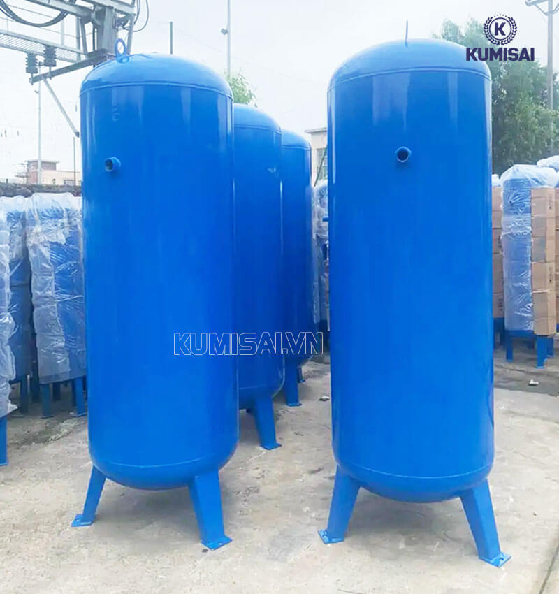 Bình chứa 500 lít - lưu trữ lượng khí nén đảm bảo công việc diễn ra liên tục 