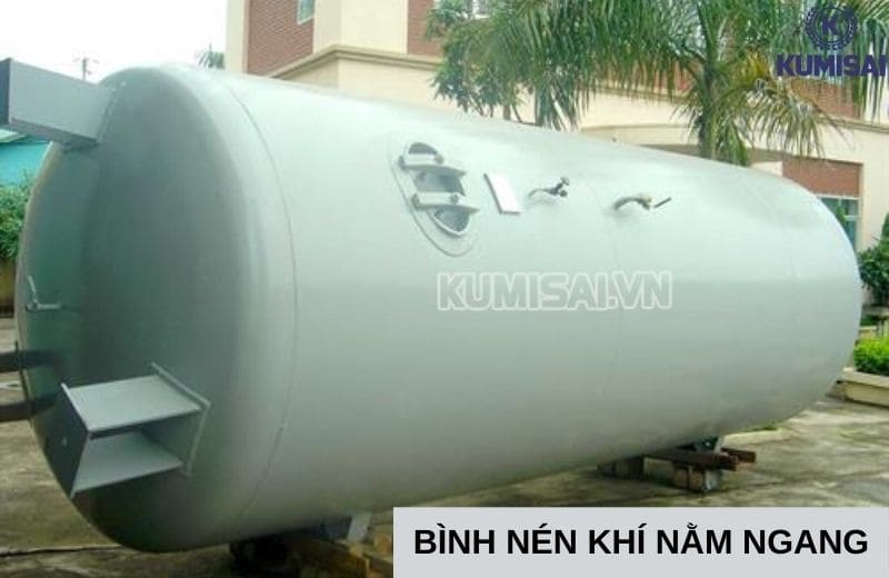Bình nén khí nằm ngang Bình nén khí nằm ngang