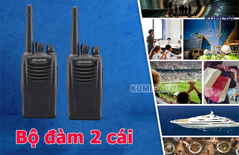 Bộ đàm 2 cái: Nhiều chủng loại, đủ phụ kiện để lựa chọn