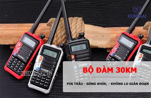 TOP Bộ đàm 30km pin trâu, sóng khỏe, không lo gián đoạn