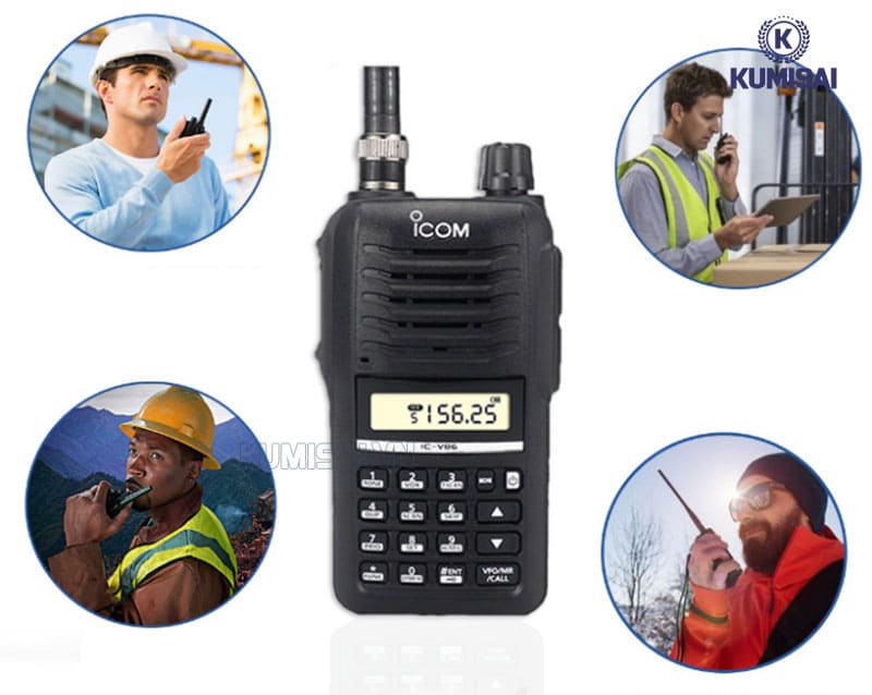 Khả năng ứng dụng đa dạng của bộ đàm Icom IC-V86