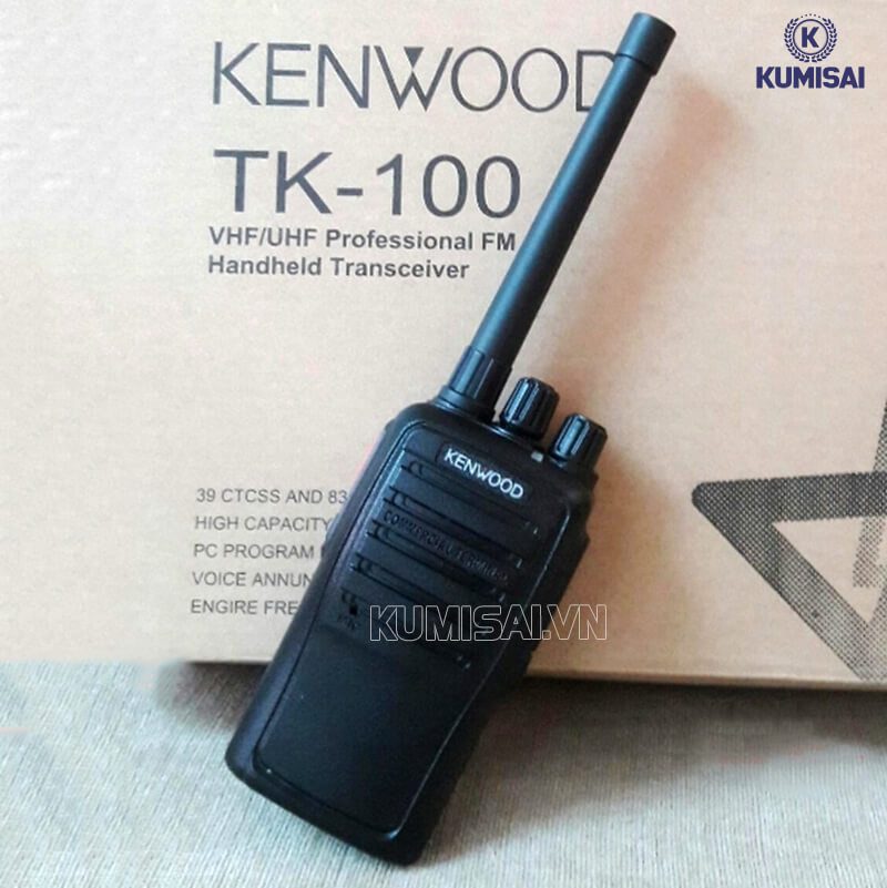 Tìm hiểu về máy bộ đàm cầm tay Kenwood TK 100