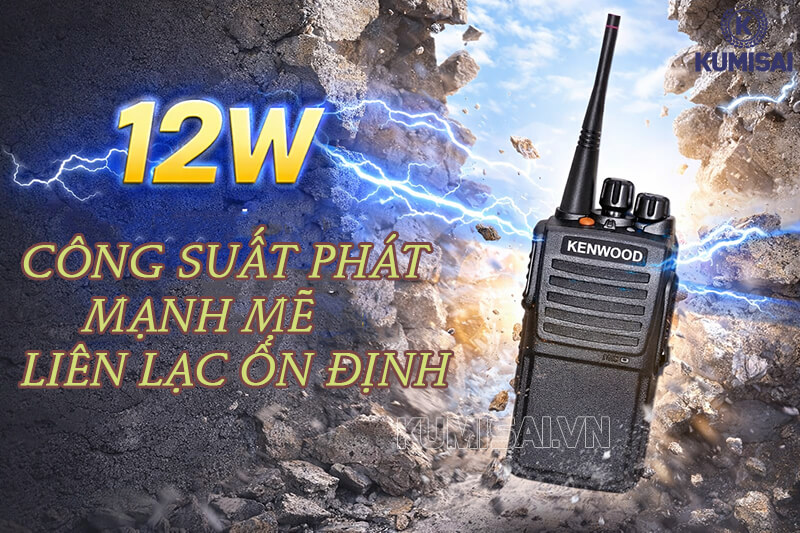Bộ đàm Kenwood TK-1100 Plus liên lạc mạnh mẽ