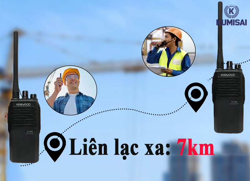 Kenwood TK 3320 liên lạc xa 7km