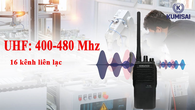 Tần số Kenwood TK 3320 liên lạc xa 7km