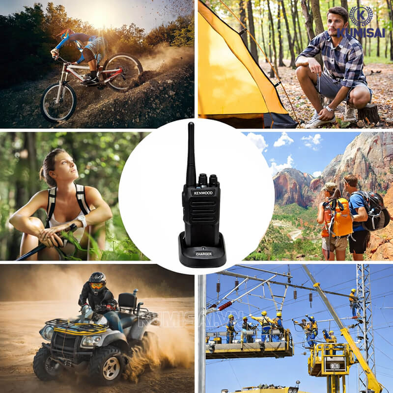 Bộ đàm Kenwood TK-3330 đa năng, ứng dụng đa dạng 