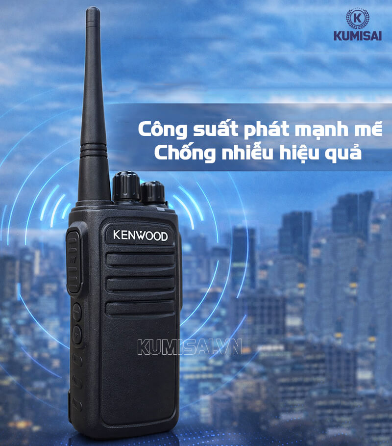 Máy bộ đàm Kenwood TK 3380 liên lạc mạnh mẽ, ổn định 