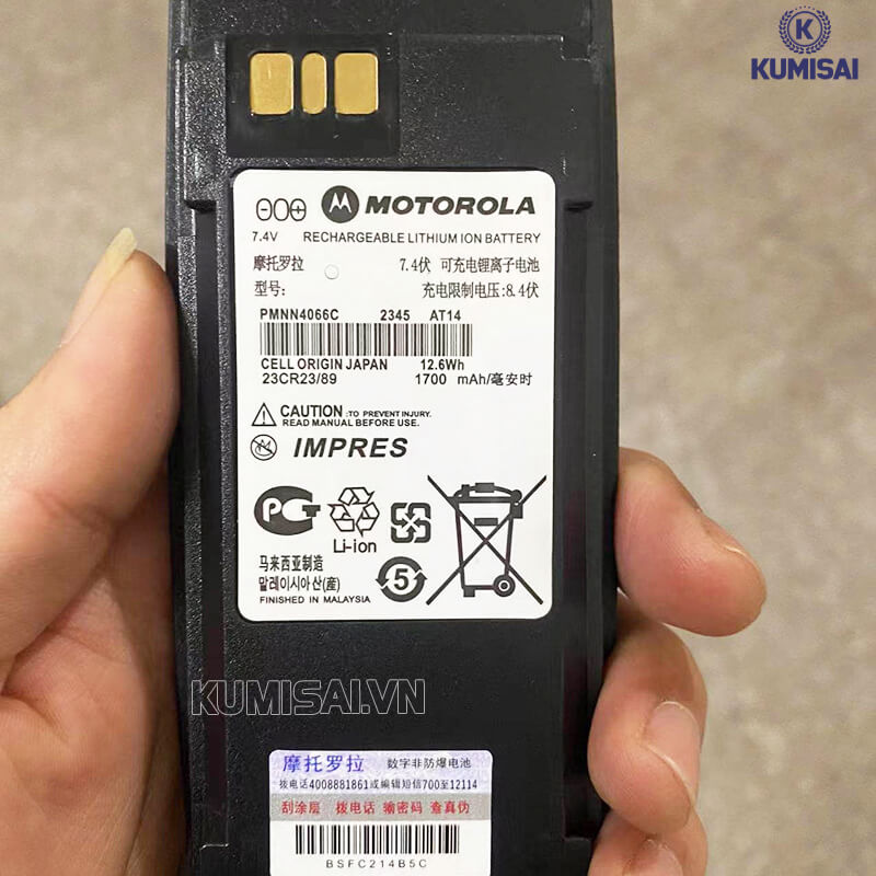 Pin bộ đàm Xir cao cấp