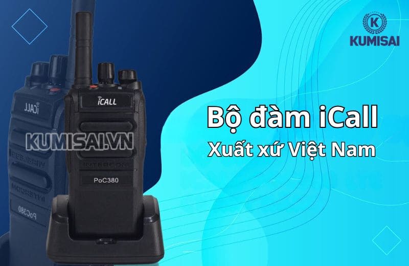 Máy bộ đàm iCall thuộc Công ty Cổ phần Thông tin mạng Việt Nam