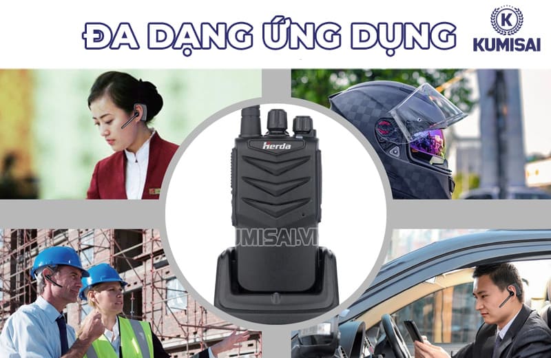 Bộ đàm không dây Herda HB5-HB680D có nhiều ứng dụng