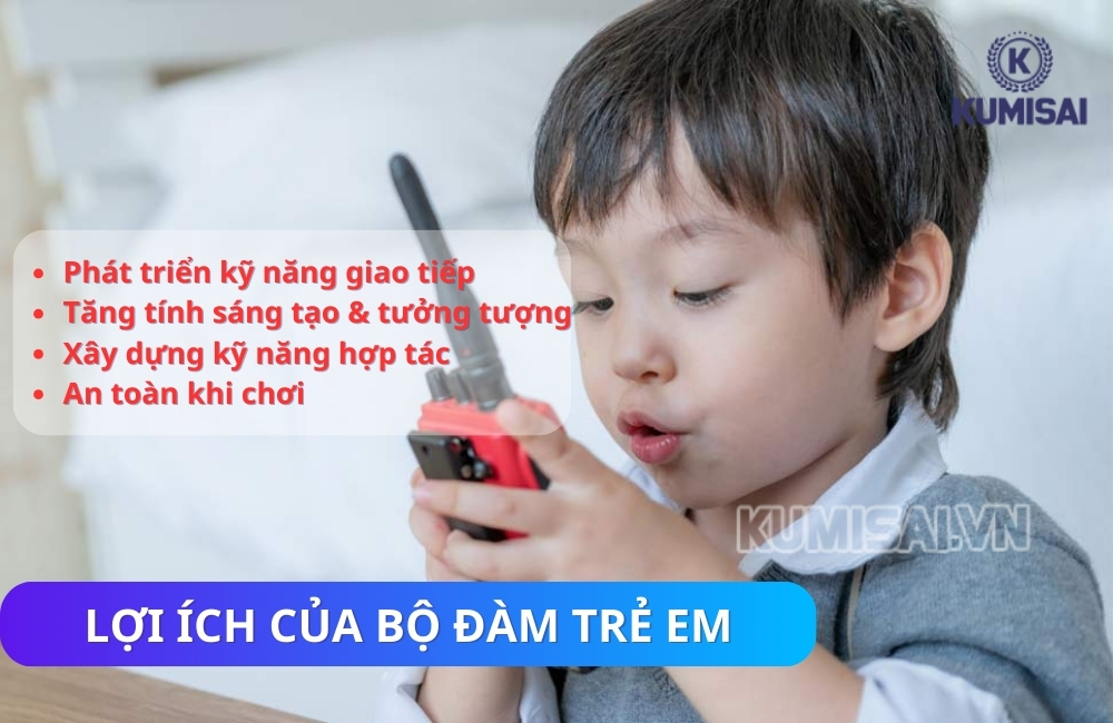 Những mẫu bộ đàm trẻ em được yêu thích