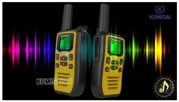 Chất lượng âm thanh bộ đàm uhf rõ, đường truyền ổn định