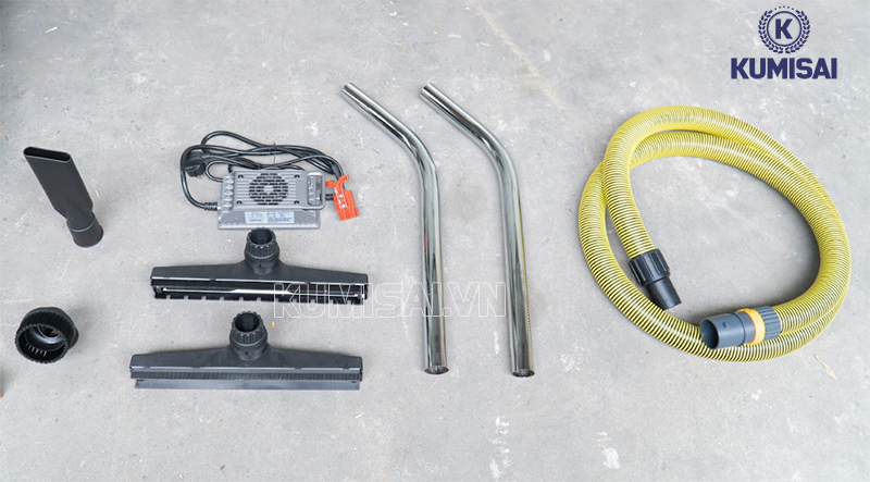 Trọn bộ phụ kiện của máy hút bụi Kumisai KMS 80B