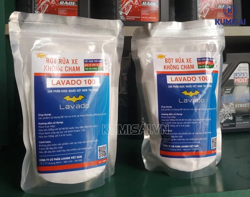 Bột rửa xe Lavado
