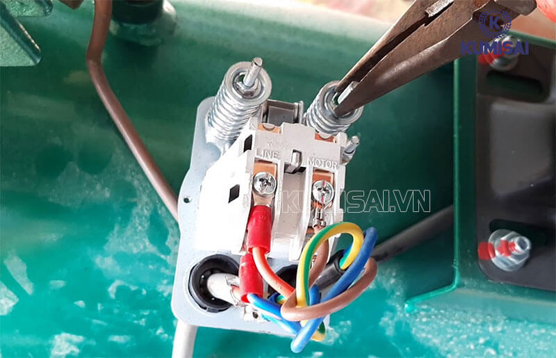 Cách đấu rơ le máy nén khí 