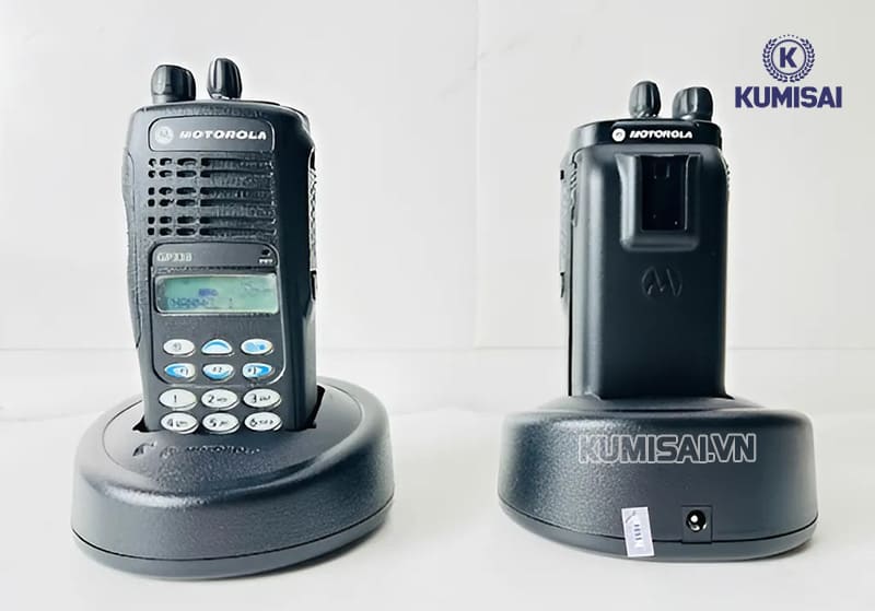 Cách dùng sạc bộ đàm Motorola GP-338