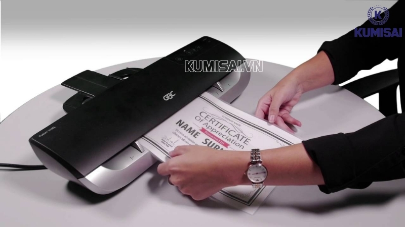 Cách vận hành máy ép Plastic GBC Fusion 3000L A4 chuẩn xác