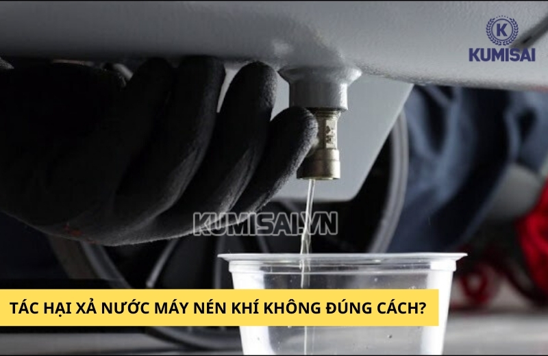 Máy nén không khí xả nước không đúng cách sẽ gây tác hại như thế nào? Máy nén không khí xả nước không đúng cách sẽ gây tác hại như thế nào?