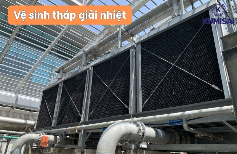 Quy trình vệ sinh tháp giải nhiệt từ A-Z an toàn, tiết kiệm