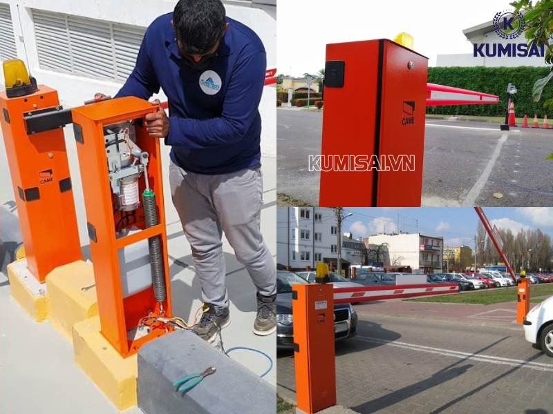 Các bộ phận tạo nên barrier tự động Came G4000