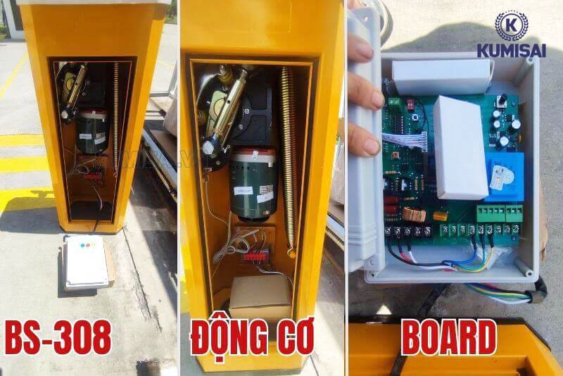 Cấu tạo barie tự động BS 308