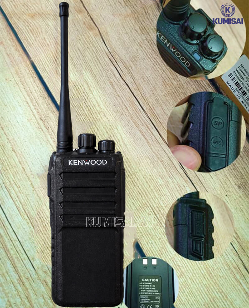 Cấu tạo cơ bản của bộ đàm Kenwood TK-3178