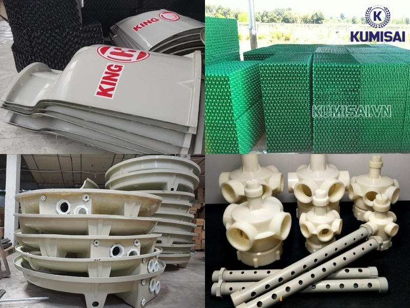 Cấu tạo các bộ phận chính của tháp giải nhiệt Kingsun