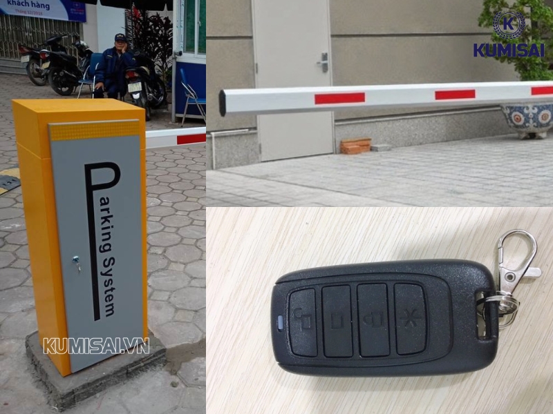 Cấu tạo cơ bản của barrier cần thẳng PS307