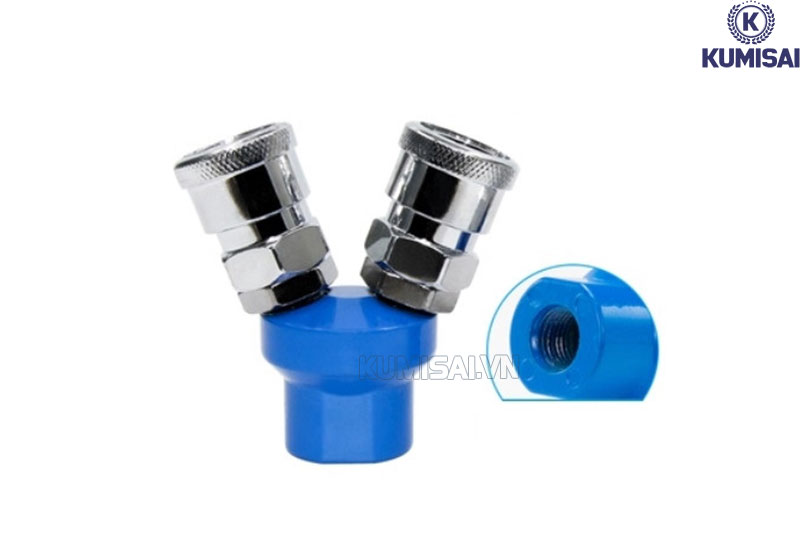 Cấu tạo cút nối nhanh đầu cái 2 đầu