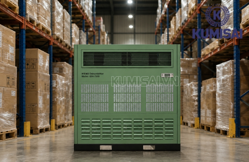Cấu tạo khung máy bền bỉ, giúp IKENO IDH-7500 có tuổi thọ cao