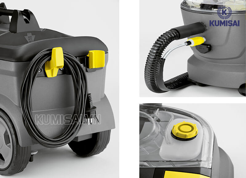 Cấu tạo máy giặt thảm sofa Karcher Puzzi 10/2 Adv