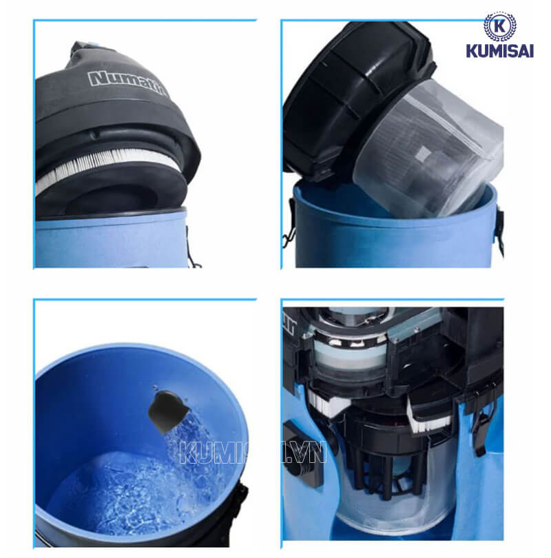 Các bộ phận cơ bản của máy giặt thảm Numatic CTD 900-2