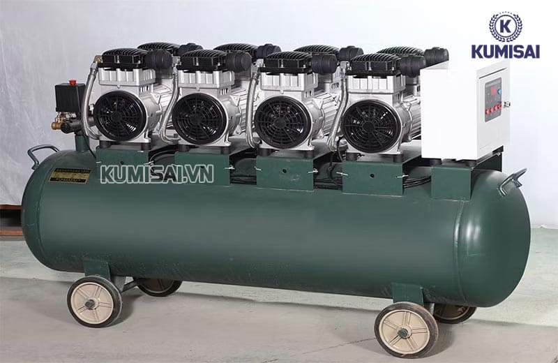kết cấu của máy nén khí 4 đầu