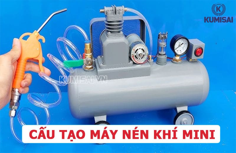 Hiểu rõ về cấu tạo máy nén khí mini