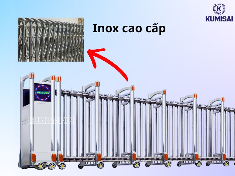 Cấu tạo từ chất liệu inox cao cấp có độ bền cao