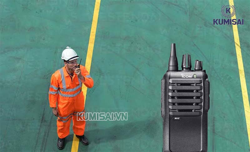 Bộ đàm Icom chất lượng âm thanh rất tốt, nghe rõ 