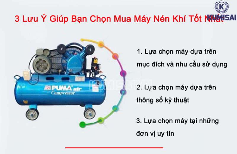 Lựa chọn máy nén khí phù hợp cho từng nhu cầu