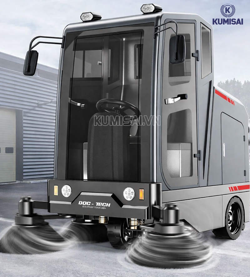 Xe vận hành theo cơ chế gom rác đồng bộ