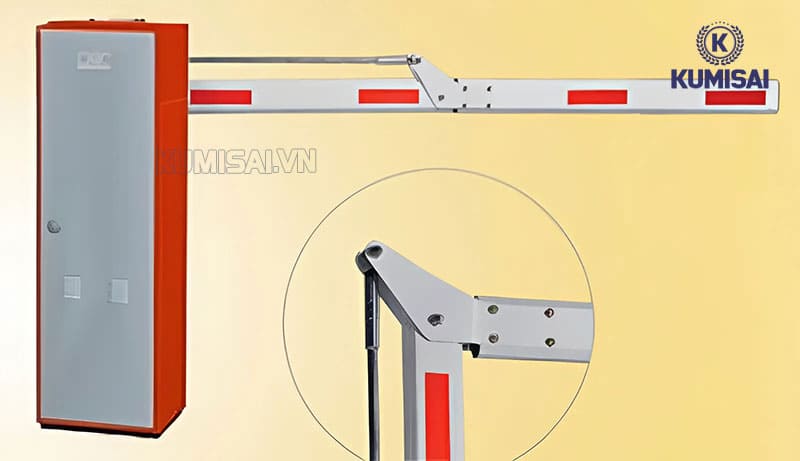 Tay cần dạng gập tiện lợi, linh hoạt 