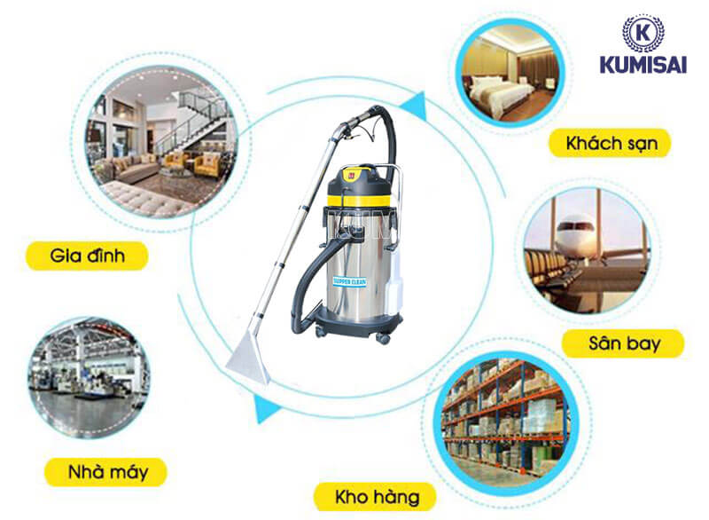 Máy giặt thảm Supper Clean LC 401SC ứng dụng đa năng, linh hoạt 