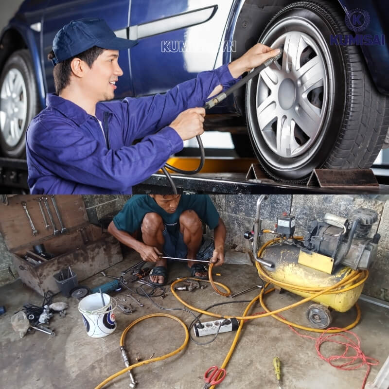 Công dụng của máy nén khí có dầu