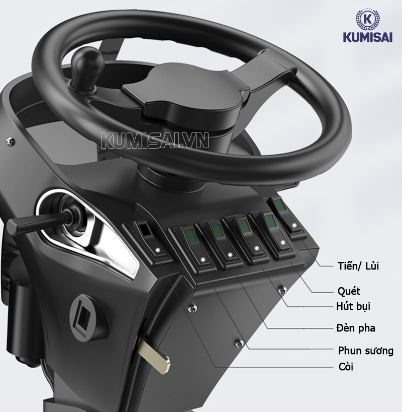 Vô lăng & công tắc điều khiển xe