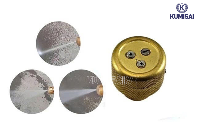 Đầu phun 3 tia mạnh mẽ Đầu phun 3 tia mạnh mẽ