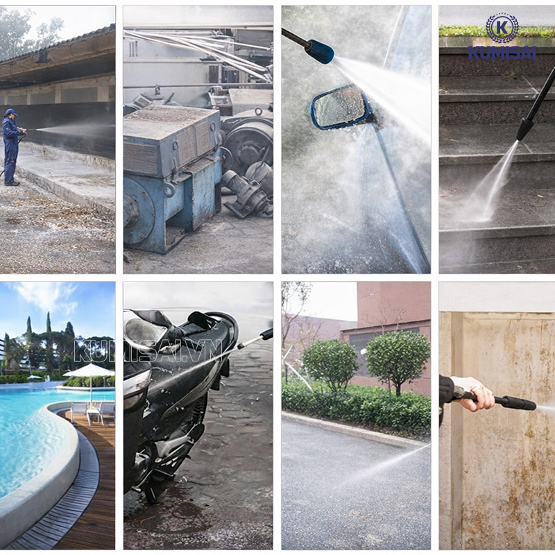 Áp lực lớn, phun xịt hiệu quả